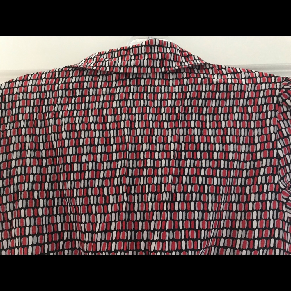 Arden B Collared Button Fitted Top - image 8